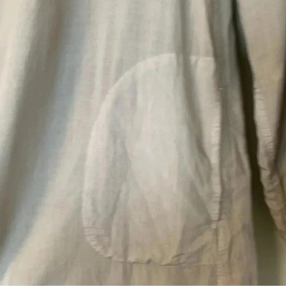 CP Shades grey  silver 100% rayon long sleeves shirt - Picture 3 of 5